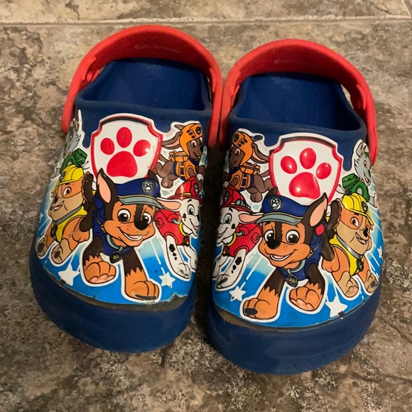 paw patrol crocs size 12